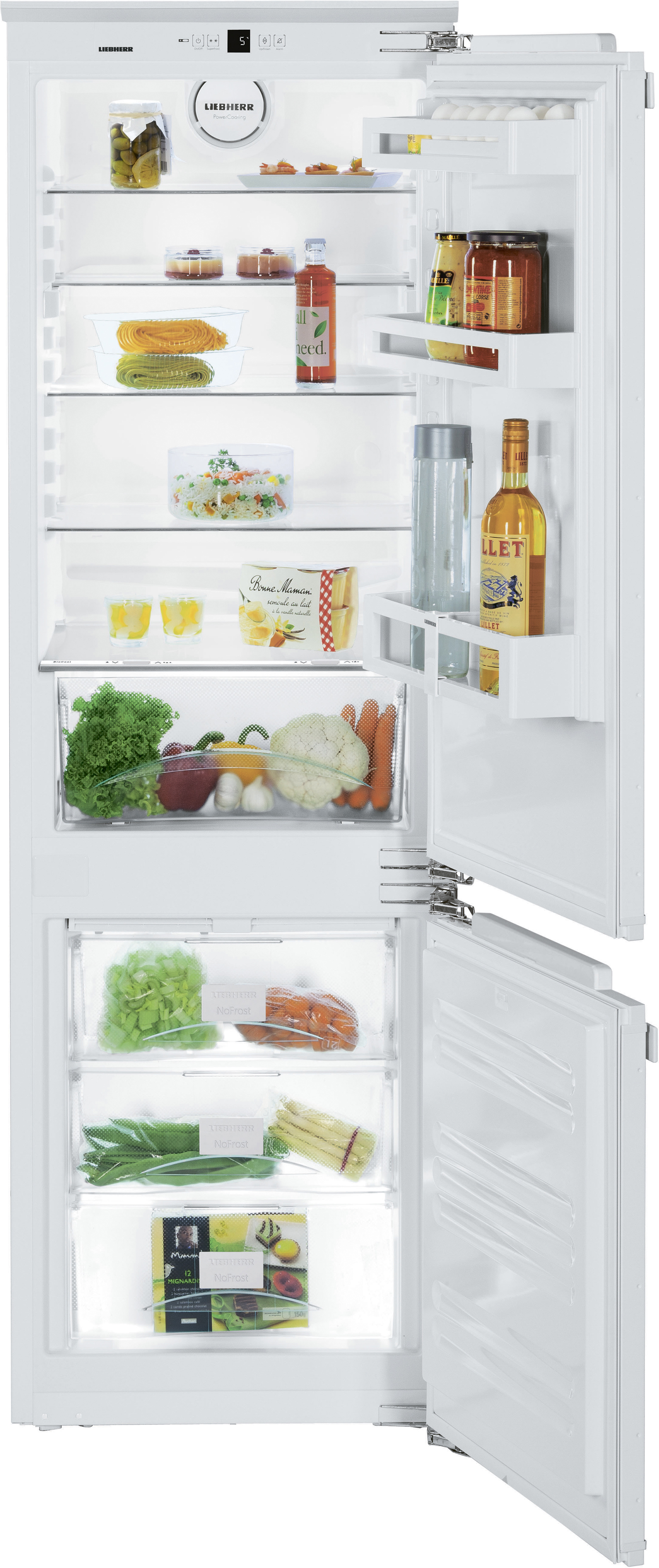 Холодильник встраиваемый двухкамерный no frost